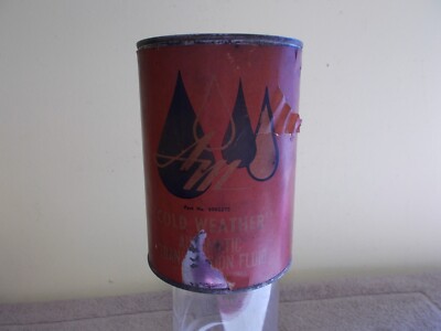 VINTAGE AMERICAN MOTORS AUTOMATIC TRANNSMISSION FLUID FULL CAN ADVERTIZING GAS