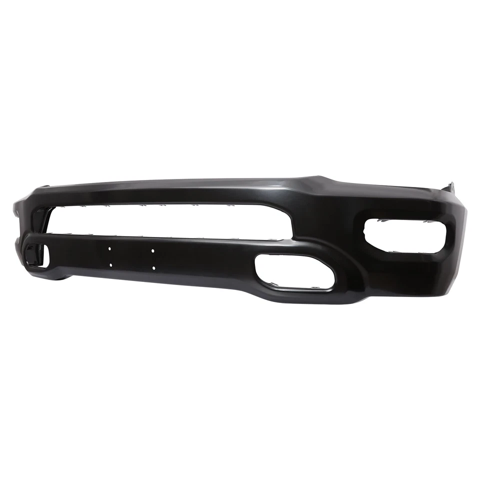 Black Front Bumper Face Bar Fit For 2019 2020 2021 2022 2023 2024 Dodge Ram 1500 - Image 3 of 4