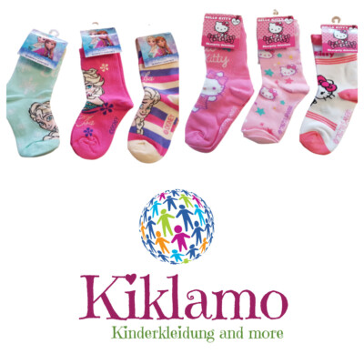    3er Pack Mädchen Kindersocken Frozen Hello Kitty Gr. 23/26 27/30 31/34  