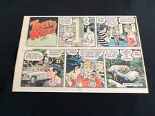 #TH04 TEEN-WISE by Jack Berrill Lotof 2 Sunday Tabloid Half Page Strips 1967