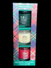 Yankee Candle Christmas Classic Mini Candle Set Balsam cedar cinnamon cookie