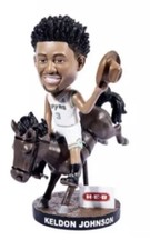 SAN ANTONIO SPURS SGA PRE SELL KELDON JOHNSON BOBBLEHEAD In Hand