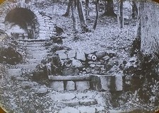 Well of St. Elizabeth, Magic Lantern Glass Slide (Eisenach, Germany)