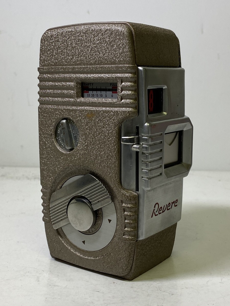 Vintage Revere Eight Model Fifty Five 8mm Camera Hand Winding