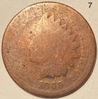 1869 Indian Head Penny Cent