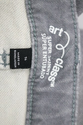 Art Class Girls Gray High Waste Super Skinny Jeans Size 14/Large - Picture 3 of 3