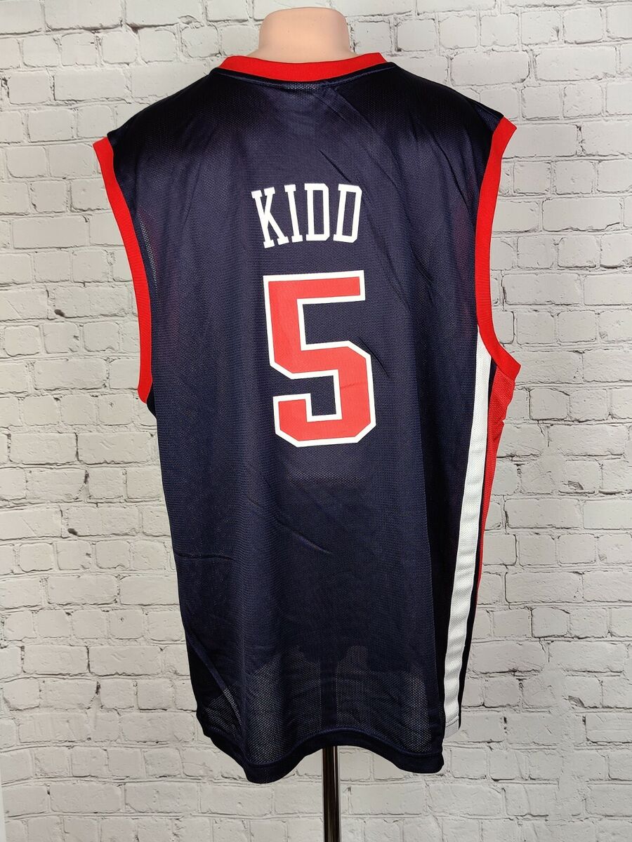 Jason KIDD #5 USA Dream TEAM basketball Jersey Reebok NBA Jason KIDD #5 USA Dream TEAM basketball Jersey Reebok NBA