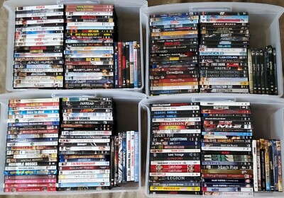 Used DVD Movie Lot, Various Titles Acceptable to Like New Condition $3.00 each