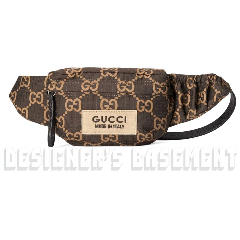 ショルダーバッグ GG FANNY PACK GUCCI beige & brown RIPSTOP nylon GG zip Crossbody Waist