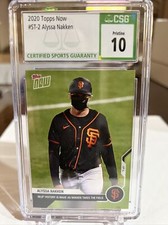 2020 Topps Now Spring Training ST2 Alyssa Nakken CSG 10 Pristine Giants QTY