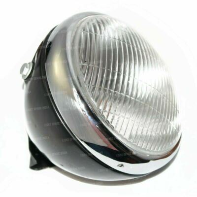 7'' Headlamp Headlight Assembly Compatible With Royal Enfield, Bsa, Ariel, Norton