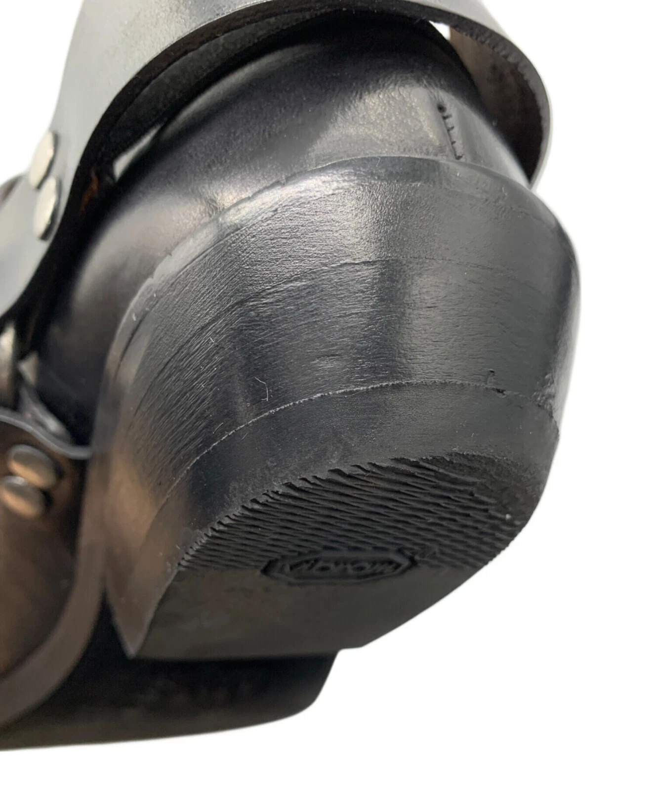 MM6 Maison Margiela Western scarpe pelle uomo nere taglia 38 (US:5) usate Giappone