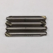 4 Kromhard Letter Size "F" Double End Drill Bits 135° Split Point HSS UK