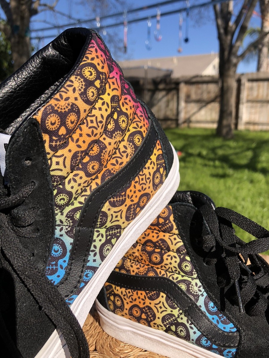 【Vans】Dia De Muertos Sk8-Hi Shoe スニーカー VANS SK8 HI DIA DE LOS MUERTOS SNEAKER MEN SHOES BLACK