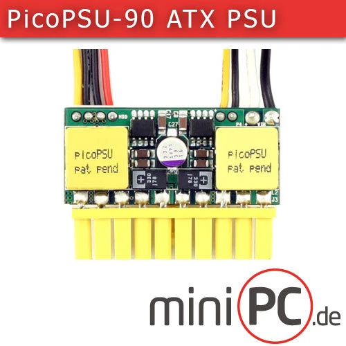 picoPSU-90 DC/DC ATX/Mini-ITX Netzteil (90 Watt) [mit P4-Anschluss, Lüfterlos]