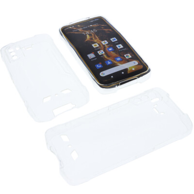 Hülle für Cubot KingKong 5 Pro Tasche Schutz Handytasche Gummi Case Transparent