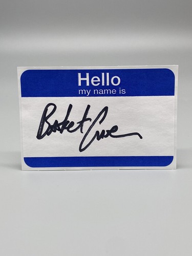 WCW Basket Case Hand Signed 2000 WWE MARK JINDRAK Rookie Wrestling Name Badge