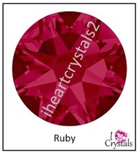 RUBY Pink 7ss 2mm 2058 IHC Austrian Crystal Flatback Rhinestones 144 pcs July