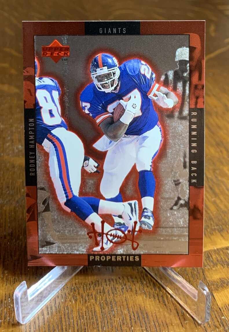1996 Upper Deck Hot Properties #HT-12 Rodney Hampton/Terrell Davis F1