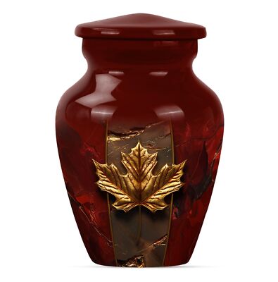 Honorable Solace - Mapple Leaf Memorial Urn for Male adults Keepsake