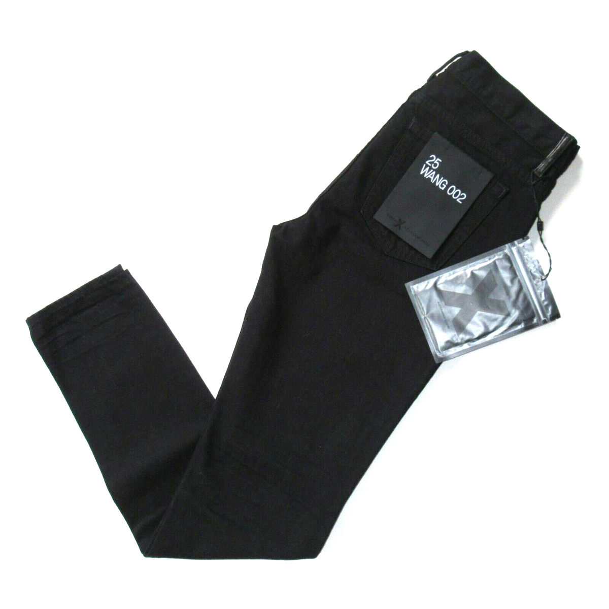 Denim X Alexander Wang 002 in Black Relaxed Fit Tapered Leg