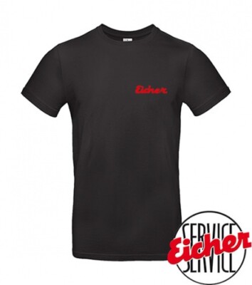 T-Shirt ''Ich fahre Eicher'' schwarz