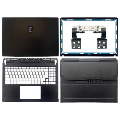 for MSI Raider GE68 GE68HX MS-15M1 LCD Back Cover/Bezel/Palmrest/Bottom/Hinges