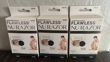 3 - Finishing Touch Flawless Nu Razor 18k Plated Replacement Head New