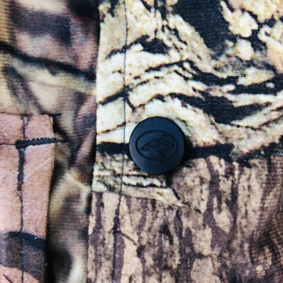 Chaqueta de Trabajo de Caza Camuflaje Camuflaje Capucha Acolchada Forrada Pelirroja Para Hombres Talla M Foto 2 de 4