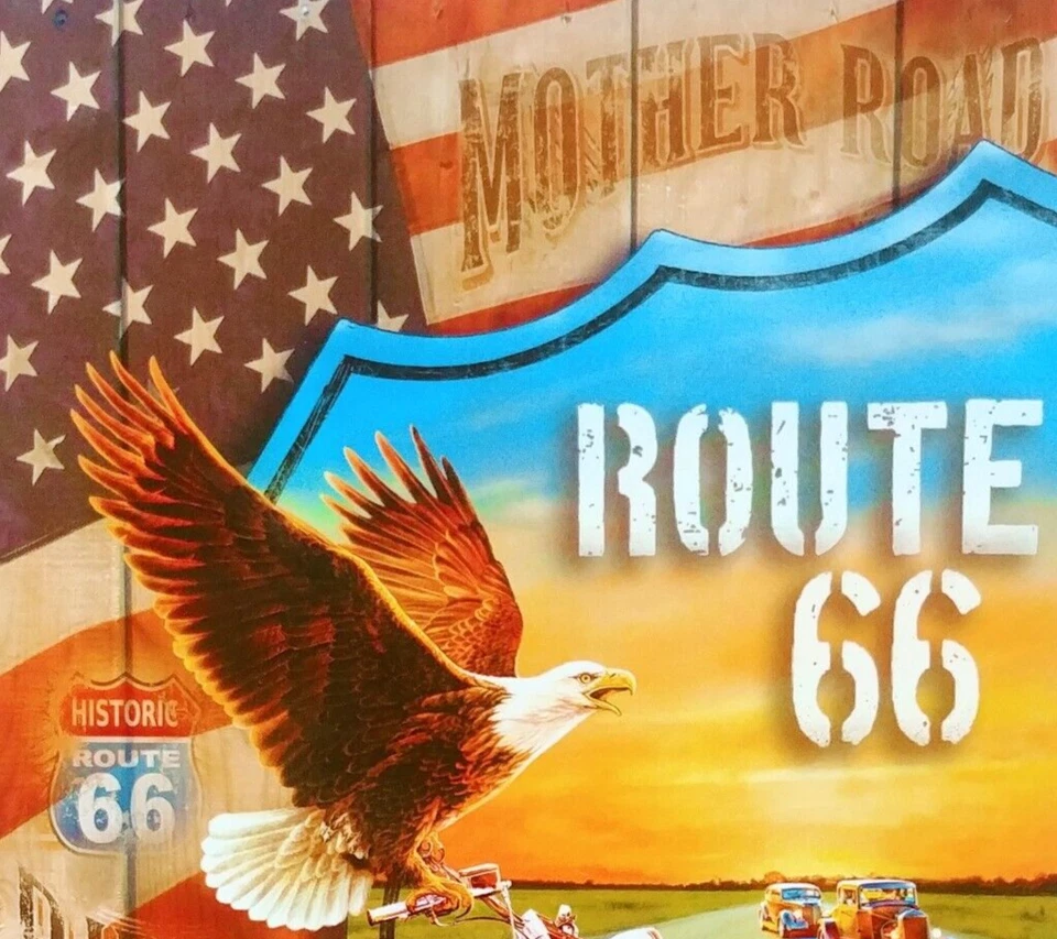 Route 66, "The Mother Road" (1) Leanin Tree Blank Inside Card, With (1) Envelope - Image 2 of 4