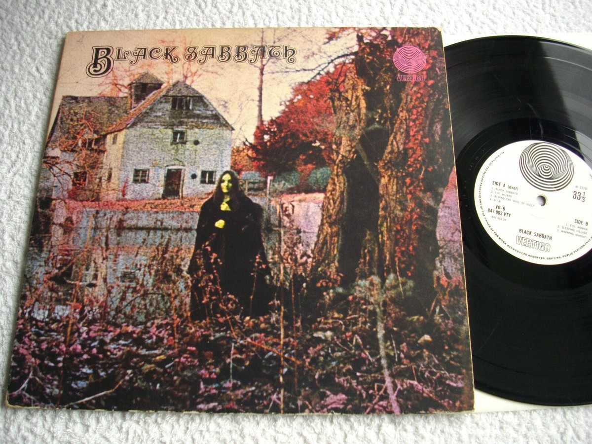 プロフ必読　BLACK SABBATH★Same UK Vertigo Black Sabbath ‎– Black Sabbath Vertigo ‎ VO 6, 847 903 VTY