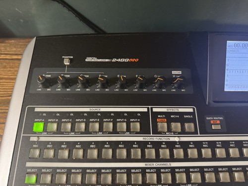 TESTED - Tascam Digital PortaStudio 2488 Neo 24 Track Recorder Portable Studio - Picture 7 of 10