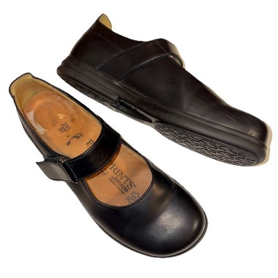 Footprints by Birkenstock Women s 37/US6-6.5 Black Leather Annapolis MaryJanes