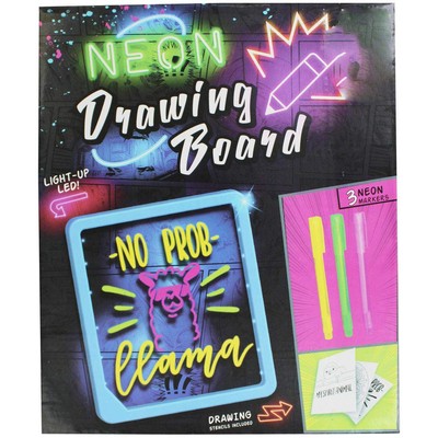 The Works Neon Drawing Board