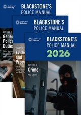 Blackstones Police Manuals 2026 Pack Qua