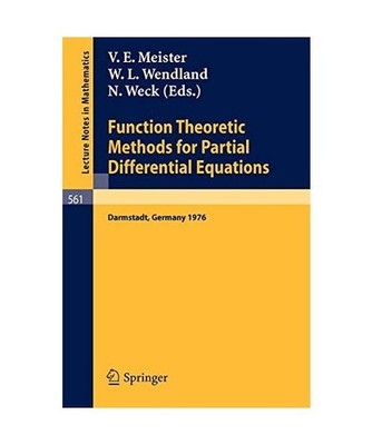 Function Theoretic Methods for Partial Differential Equations: Proceedings of th