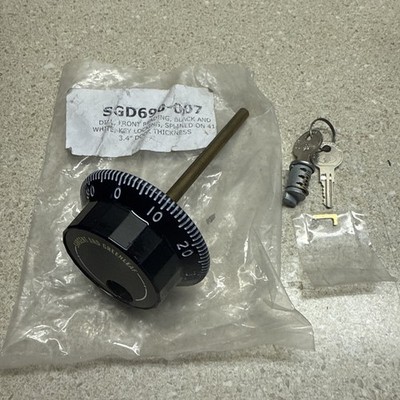 Sargent Greenleaf D690-007 - B/W Front Reading Safe lock dial 3.4  Door Thicknes