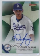 2015 Bowman's Best of Green Refractor 72/99 Chase De Jong #B15-CD Auto 7i2