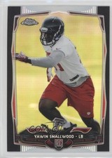 2014 Topps Chrome Black Refractor 29/299 Yawin Smallwood #128 0c6
