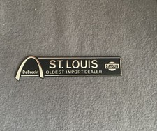 Debrecht Datsun Dealer Emblem St. Louis Missouri Vintage Metal Oldest Import Debrecht Datsun Dealer Emblem St. Louis Missouri Vintage Metal Oldest Import