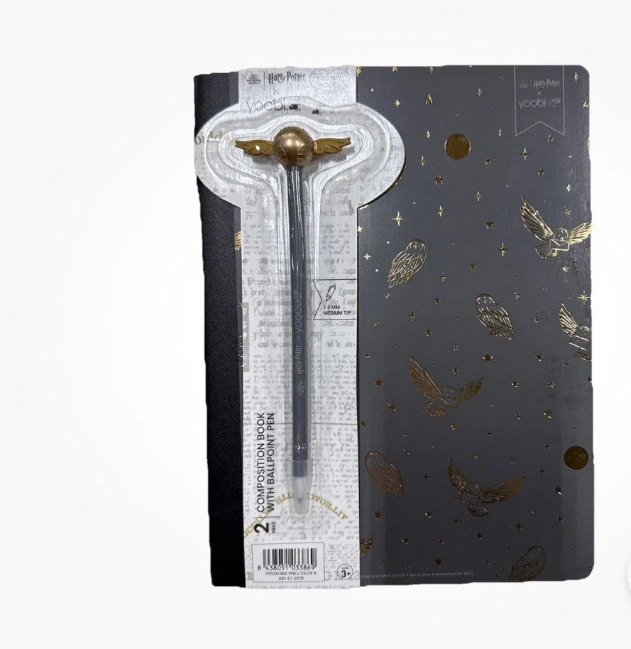 Libro de composición 1-Yoobi 7,5"x9,75" universidad gobernada con una pluma búhos grises Foto 2 de 2