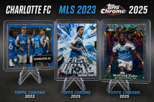 Topps MLS Charlotte FC Lot Zaha Speckle Toklomati RC Fast Lane /99 Team Card