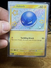 Voltorb 133/091 SV Paldean Fates Shiny Rara Carta Pokémon TCG