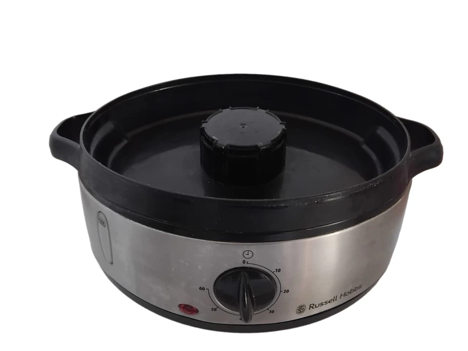 Vaporiera Elettrica Russell Hobbs 3 Cestelli 800W Timer Autospegnimento BPA Free - Immagine 2 di 2