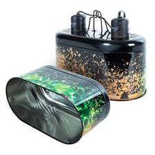 Reptile Dome Light Dual Fixture 2 Bulbs Optical Reflector Heat Lamp UVB Kit