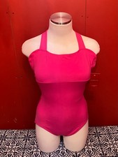 NWT Capezio TB201W Small Adult Hot Pink Ballet Dance Leotard