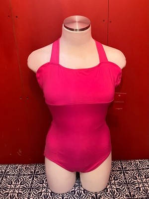 NWT Capezio #TB201W Small Adult Hot Pink Ballet Dance Leotard