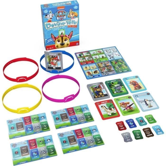 Jeu Devine Tête Pat Patrouille pour stimuler le langage des enfants sans écran