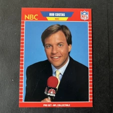 1989 Pro Set Announcers #23 BOB COSTAS-CBS -MINT ICONIC- Centered Beauty 🔥
