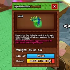 Huge Peacock 🔥Roblox Grow A Garden🔥mutated